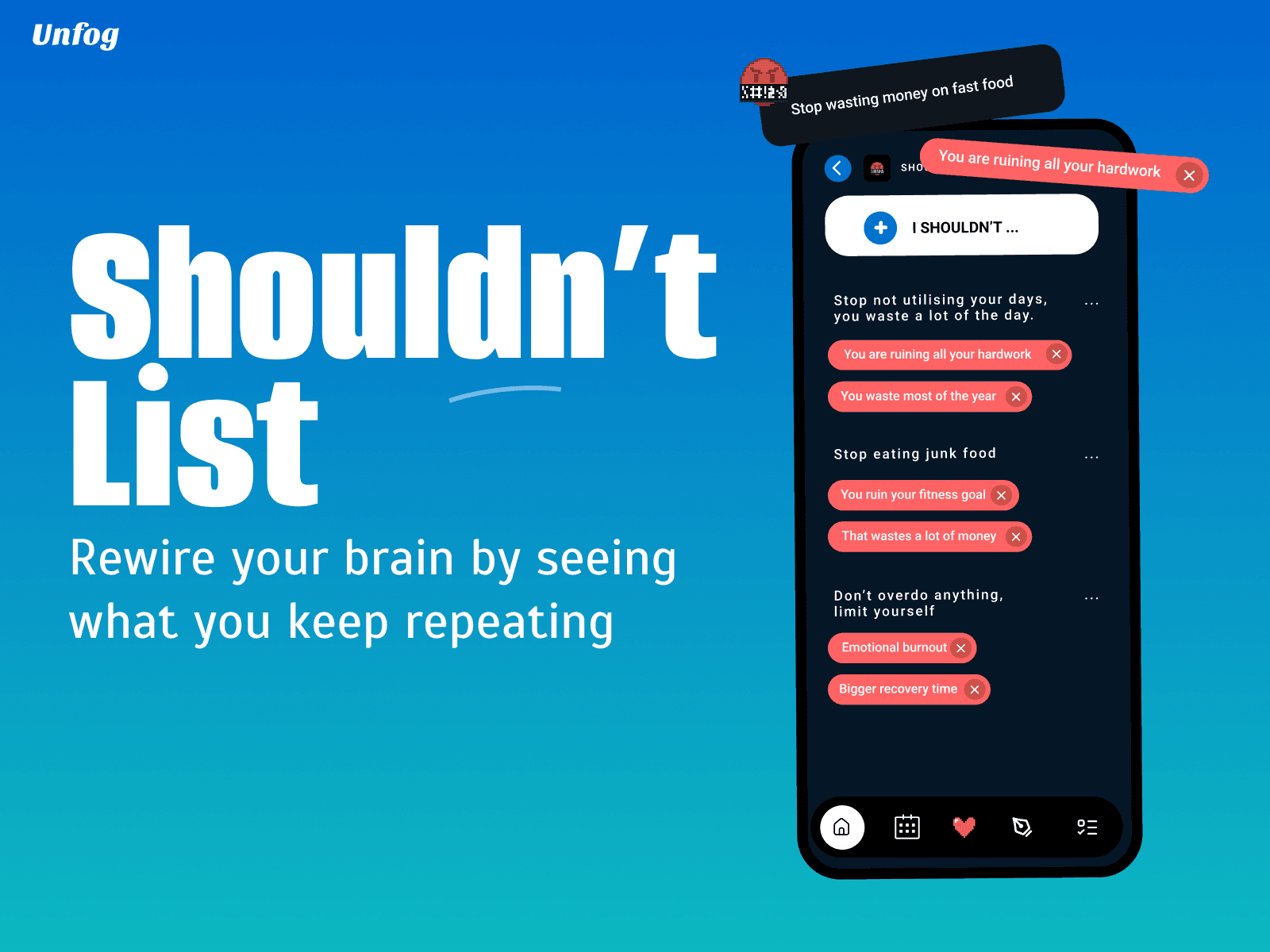 Unfog Shouldn't List
